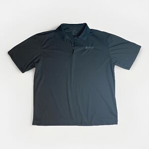Nike Dri-fit Men’s Golf Polo Shirt Size XL PHP Embroidered Logo Charcoal Black